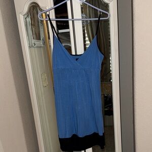 Express Blue and Black Women's Dress